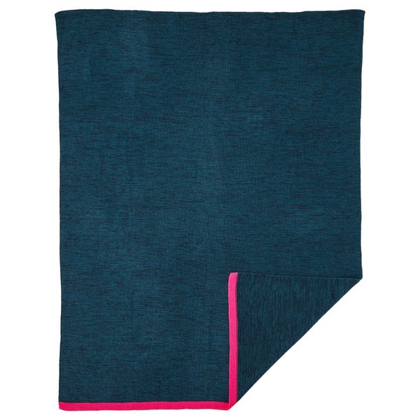 Плед ЛИЗАМАРИ, синий, розовый (130x170 см) - фото 4