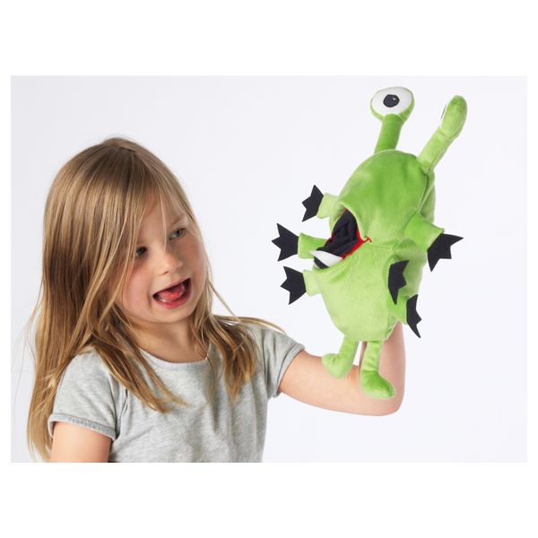 Кукла перчаточная САГОСКАТТ, монстр, зеленый - фото 2