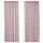 Гардины, 1 пара, розовый 145x300 см IKEA ХИЛЬЯ 403.907.47