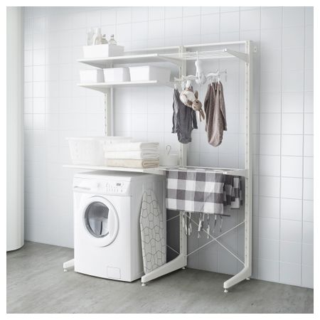 Стойка, ножка, сушилка АЛЬГОТ, белый (152x67x194 см)