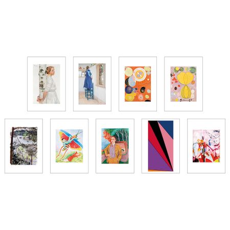 Открытка СВАНЕСУНД, разные картины (21x30 см)