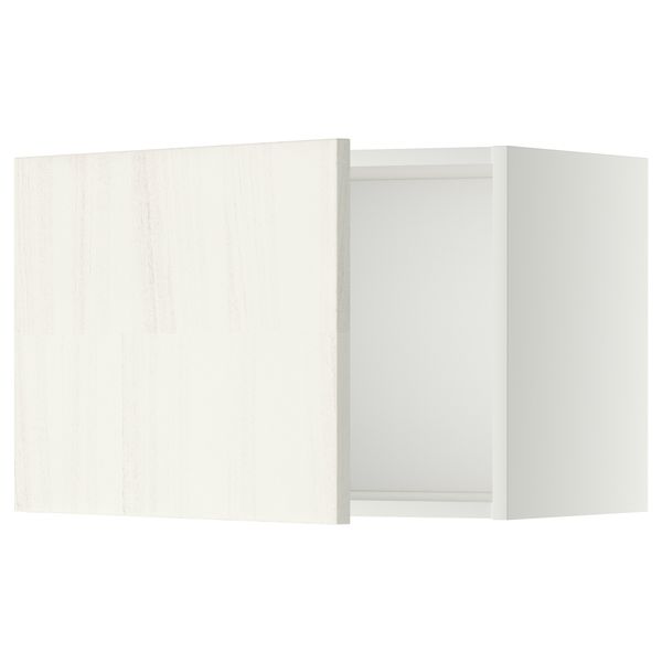 Шкаф навесной МЕТОД, белый, Росдаль белый - схема-чертеж с размерами