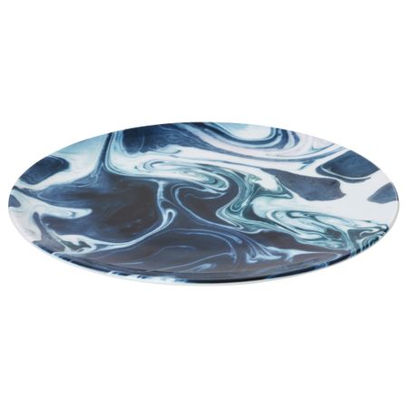 Тарелка десертная СТУНСИГ, под мрамор (21 см)