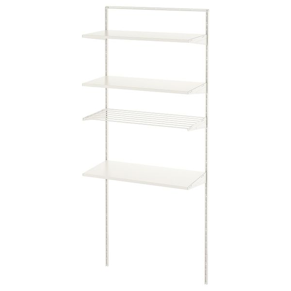 Комбинация для прачечной, белый 82x40x201 см IKEA BOAXEL БОАКСЕЛЬ 293.855.73 - фото 1