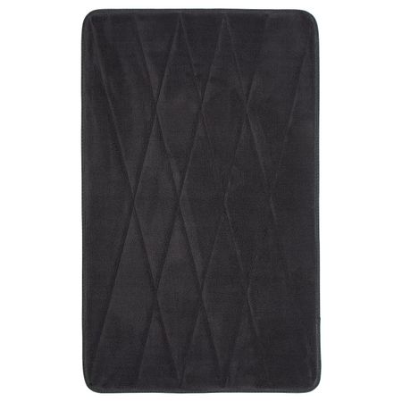 Коврик для ванной, антрацит 50x80 см IKEA UPPVAN УППВАН 604.556.29