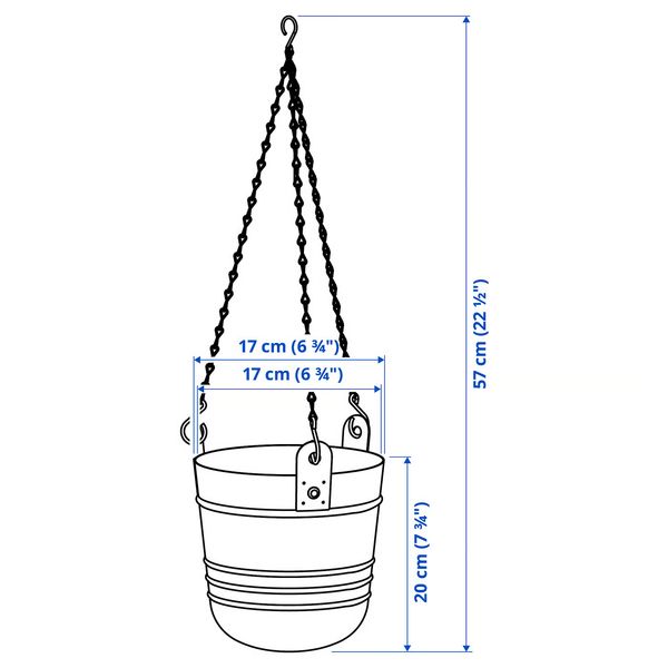 IKEA, дополнительный ракурс - схема-чертеж с размерами
