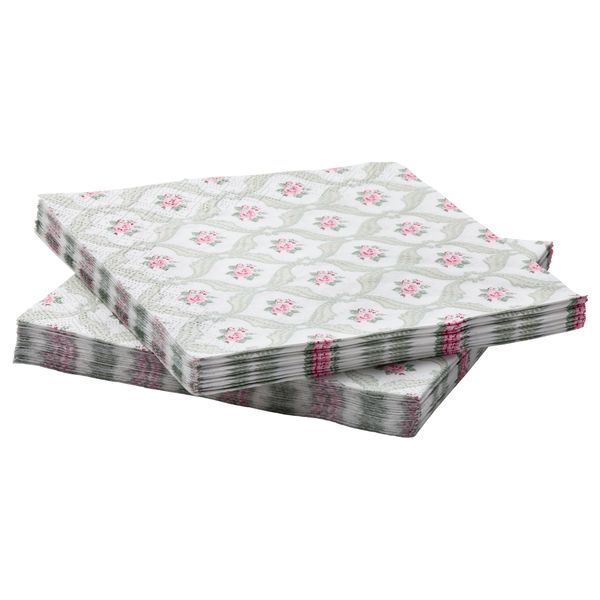 Салфетка бумажная ФЁРВЭНТАД, цветок (33x33 см) - фото 1