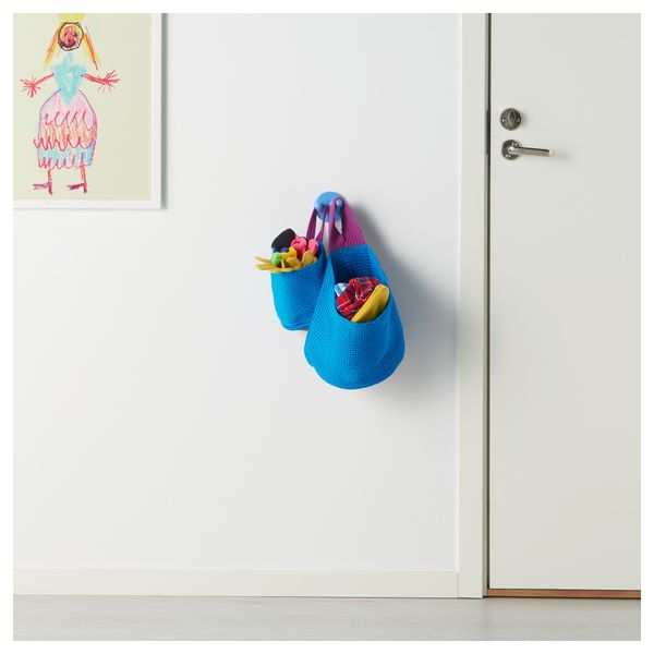 Набор корзин, 2 штуки СТИККАТ, бирюзовый, сиреневый (20 см) - фото 2