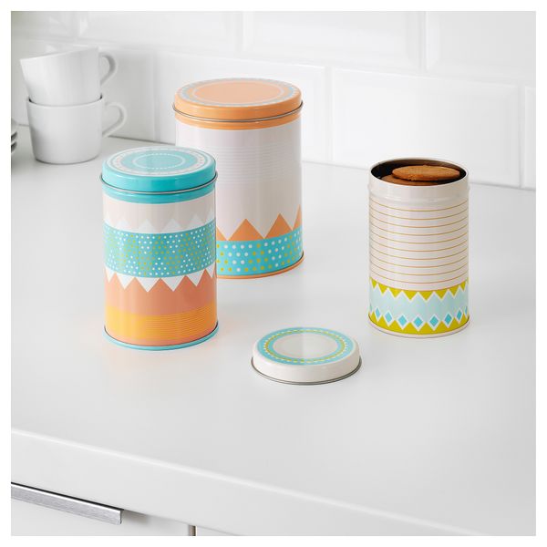 Набор емкостей, 3 шт СОММАР 2018 - схема-чертеж с размерами