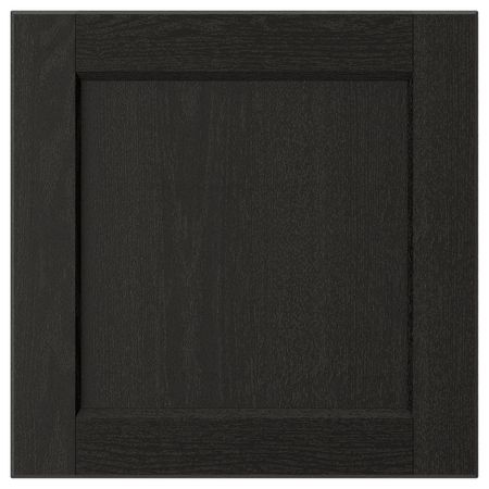 Дверь, черная морилка 40x40 см IKEA LERHYTTAN ЛЕРХЮТТАН 703.564.93