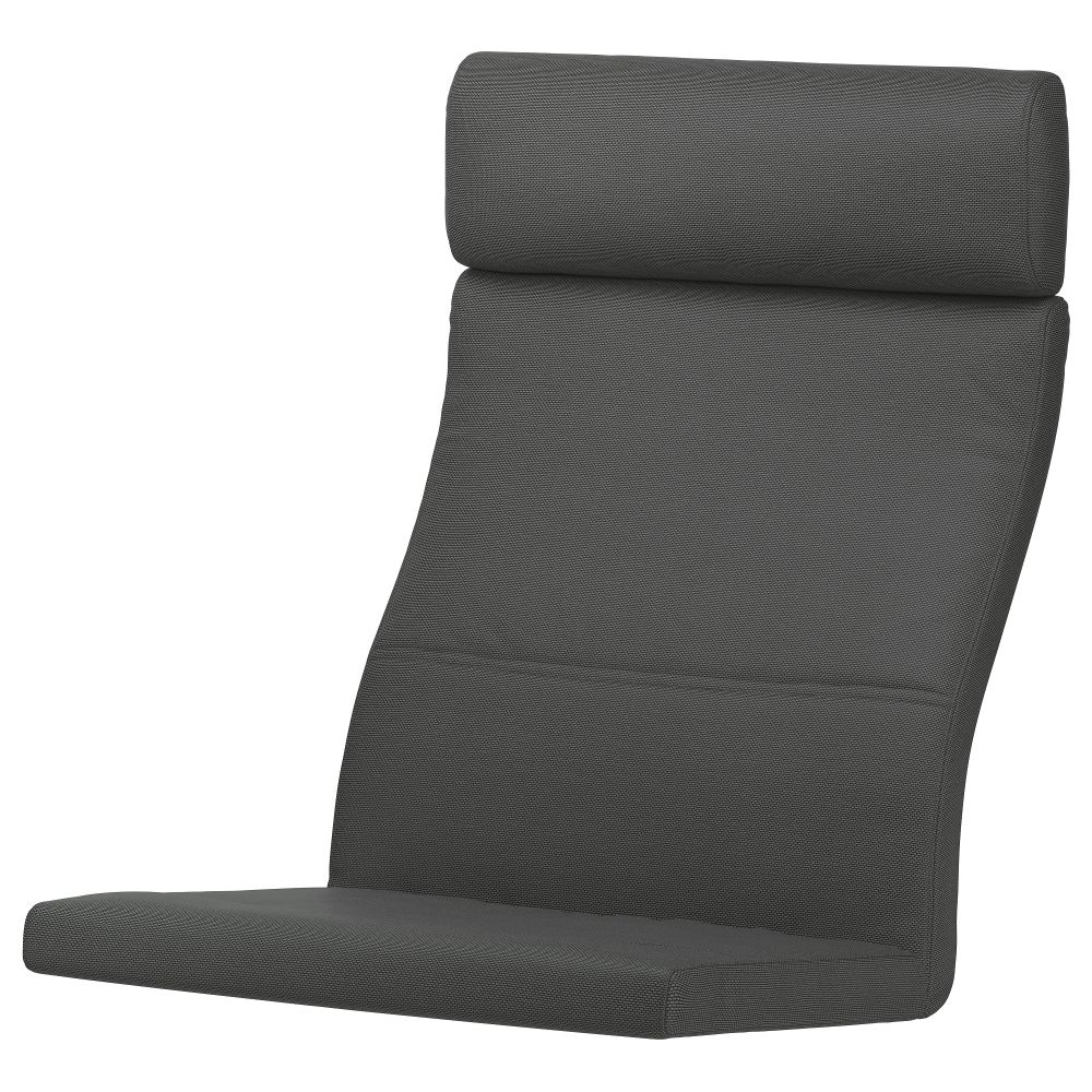 Подушка-сиденье на кресло ПОЭНГ, Финнста серый - фото 1
