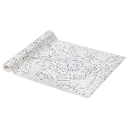 Рулон бумаги для раскрашивания 10 м IKEA JÄTTELIK ЙЭТТЕЛИК 004.852.19