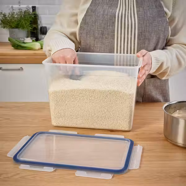 IKEA 365+ Крышка - большой прямоугольн формы/пластик - схема-чертеж с размерами