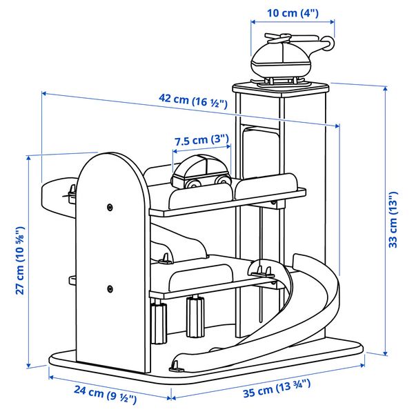 IKEA, дополнительный ракурс - схема-чертеж с размерами
