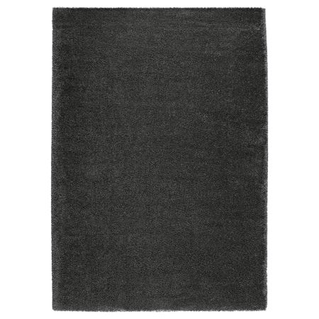 Ковер, длинный ворс ОДУМ, темно-серый
