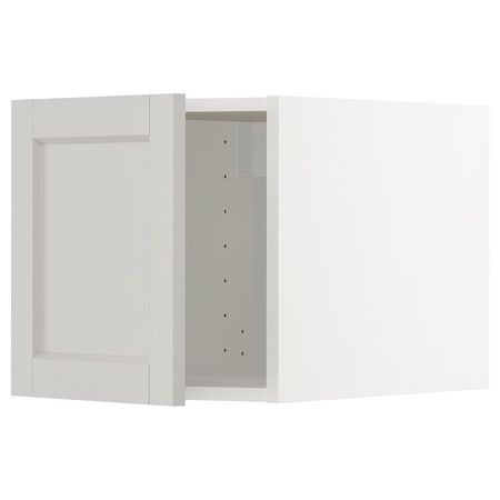 METOD Верхний шкаф - белый/Lerhyttan светло-серый 40x40 см