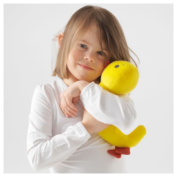 Мягкая игрушка САГОСКАТТ, утенок, желтый - фото 2