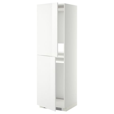 Высокий шкаф для холодильник/мороз, белый/Рингульт белый 60x60x200 см IKEA METOD МЕТОД 792.329.93