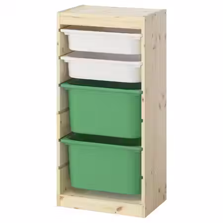 TROFAST Комбинация д/хранения+контейнеры