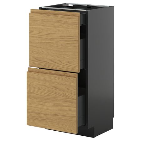 METOD / KNIVSHULT Напольный шкаф/2 фасада/3 ящика