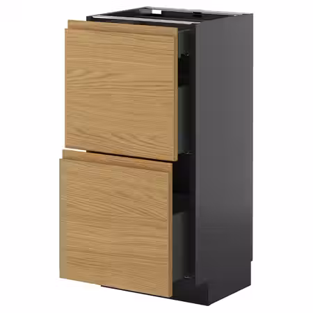 METOD / KNIVSHULT Напольный шкаф/2 фасада/3 ящика