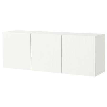 BESTÅ Комбинация настенных шкафов - белый/Förvaltare белый 180x42x64 см