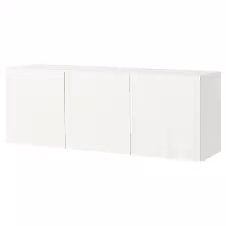 BESTÅ Комбинация настенных шкафов - белый/Förvaltare белый 180x42x64 см