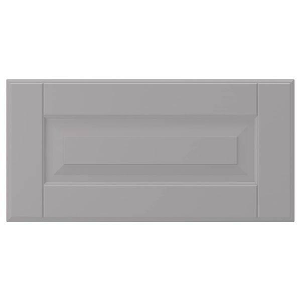 Фронтальная панель ящика, серый 40x20 см IKEA BODBYN БУДБИН 203.670.45 - фото 1
