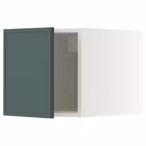 METOD Верхний шкаф - белый/Aspudden темный серо-зеленый 40x40 см - фото 1