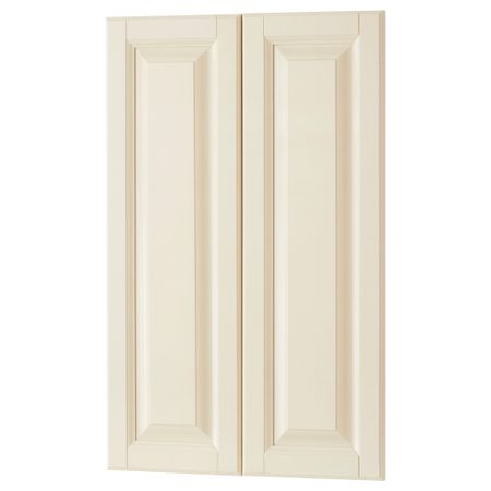 Дверца для напольного углового шкафа, 2 штуки ДАЛАРНА, белый с оттенком (25x80 см)