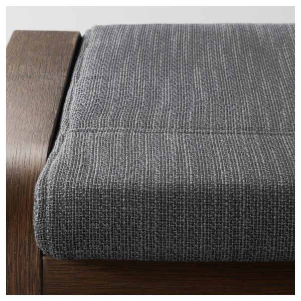 Табурет для ног ПОЭНГ, коричневый, Хилларед антрацит - фото 2