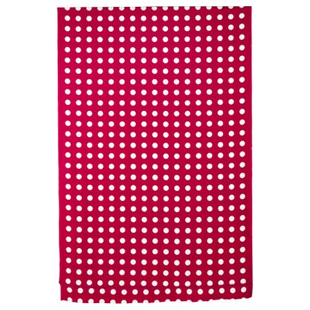 Ткань с пластиковым покрытием ЛИАЛОТТА, красный/белый (145 см)