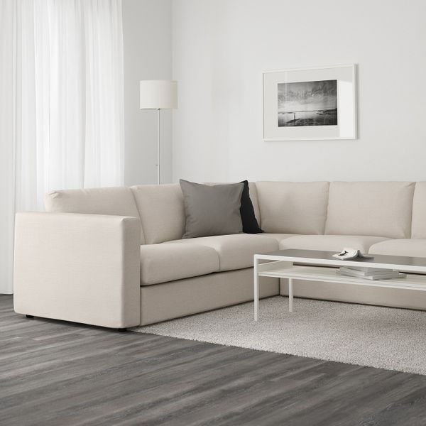 5-местный угловой диван, Гуннаред бежевый IKEA ВИМЛЕ 492.114.64 - фото 2