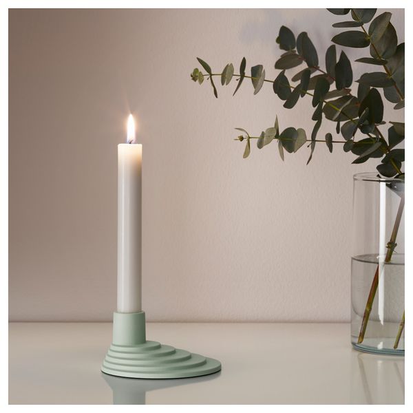 Подсвечник ЮППЕРЛИГ, зеленый (5 см) - фото 2