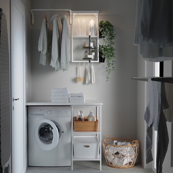 Комбинация для хранения, белый, 101.5x63.5x222 см IKEA BEGIVENHET БЕГИВЕНХЕТ 295.480.42 - фото 3