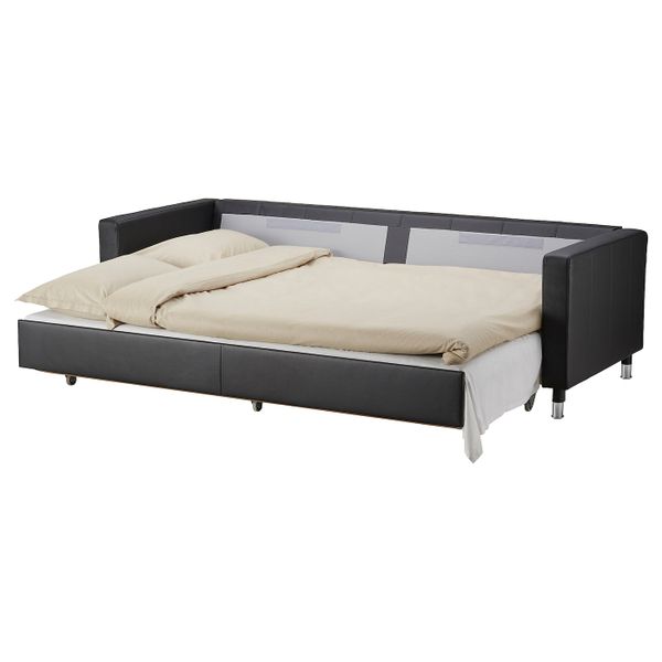 3-местный диван-кровать, Гранн/Бумстад черный-металл IKEA LANDSKRONA ЛАНДСКРУНА 792.489.08 - фото 2