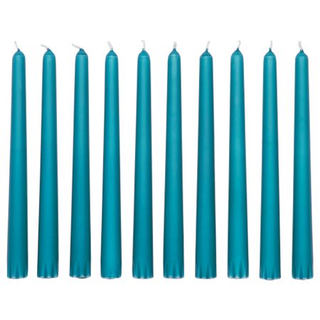 Неароматическая свеча ОФТА, бирюзовый (23 см)