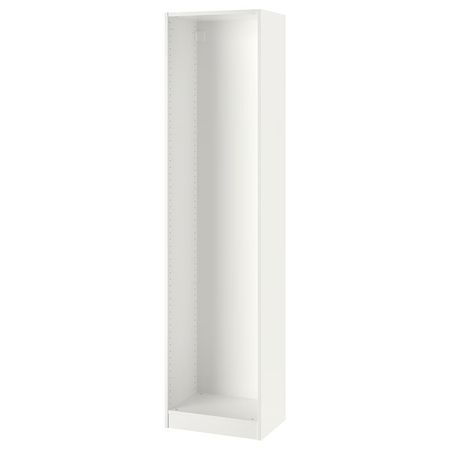 PAX Каркас гардероба - белый 50x35x201 см