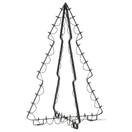 Светильник напольный, светодиодный, для сада, дерево черный IKEA СТРОЛА 204.442.04