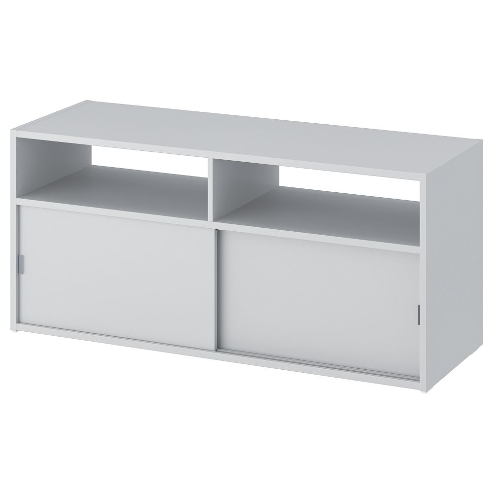 Тумба под ТВ, светло-серый, 97x32 см IKEA SPIKSMED 905.208.69 - фото 1