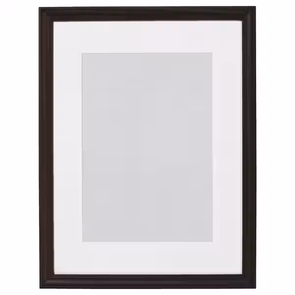 KLOTKÖRSBÄR КЛОТКЁРСБЭР Рама - под дуб/темно-коричневый 30x40 см - фото 1