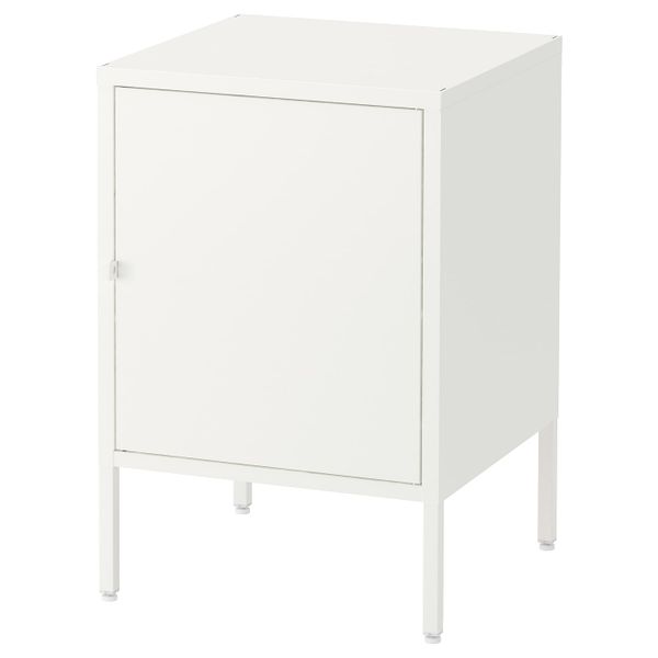 Комбинация для хранения с дверцами, белый 45x47x67 см IKEA HÄLLAN ХЭЛЛАН 492.913.14 - фото 1