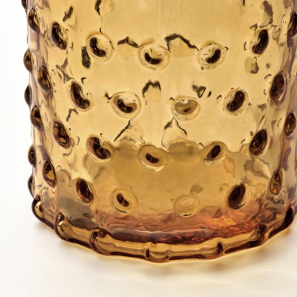 Подсвечник для греющей свечи, 6 см, темно-желтый IKEA HUTLÖS 005.482.26 - схема-чертеж с размерами