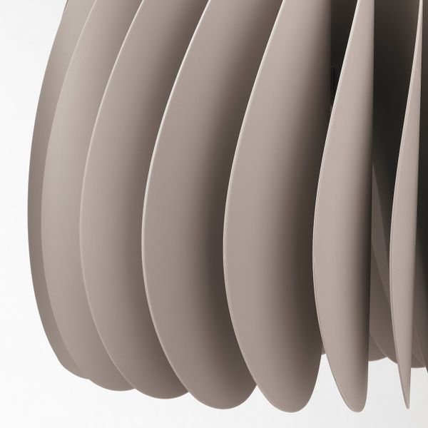 Подвесной светильник, бежевый IKEA СКЮМНИНГЕН 704.309.78 - схема-чертеж с размерами