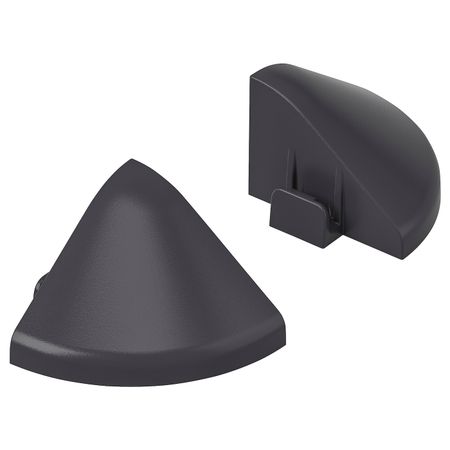 Угловой элемент окантовки настила, темно-серый IKEA RUNNEN РУННЕН 704.941.40