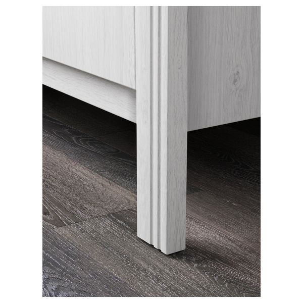 Шкаф платяной 3-дверный БРУСАЛИ, белый (131x190 см) - фото 4