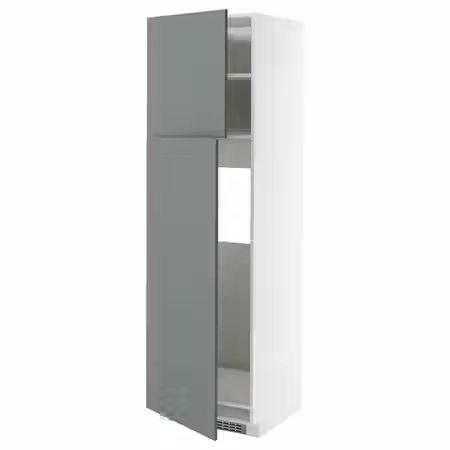 METOD Высокий шкаф д/холодильника/2дверцы