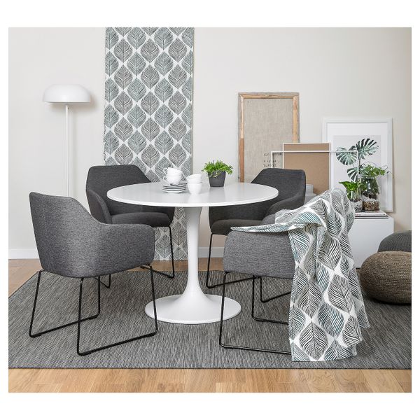 Стул, металлический черный-серый IKEA TOSSBERG ТОССБЕРГ 704.336.51 - фото 6