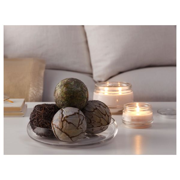 Украшение, шар СОМЛИГ, серый - схема-чертеж с размерами