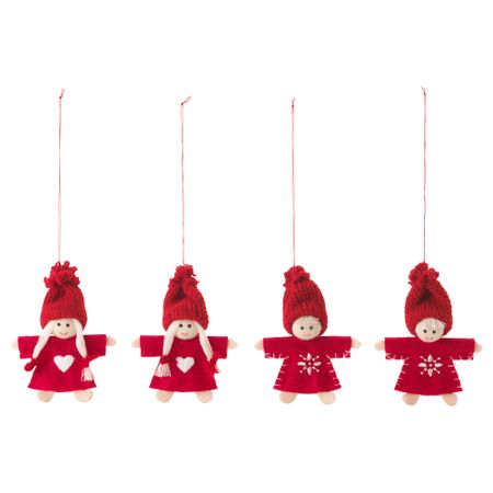Украшение подвесное ВИНТЕР 2015, Санта Клаус красный